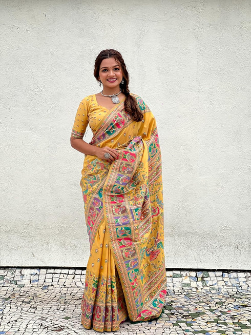 Vasthrlay Kanjivaram Unstitched Blouse Ethnic Wear