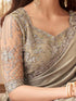 Vasthrlay Embroidery Unstitched Purple Ethnic Wear