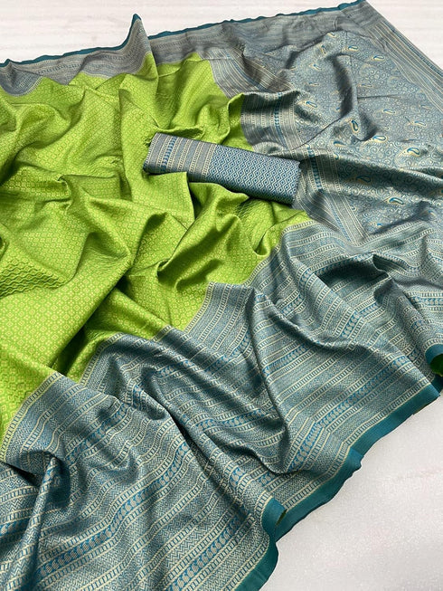 Vasthrlay Kanchipuram Traditional Unstitched