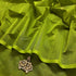 Vasthrlay Silver Unstitched Saree