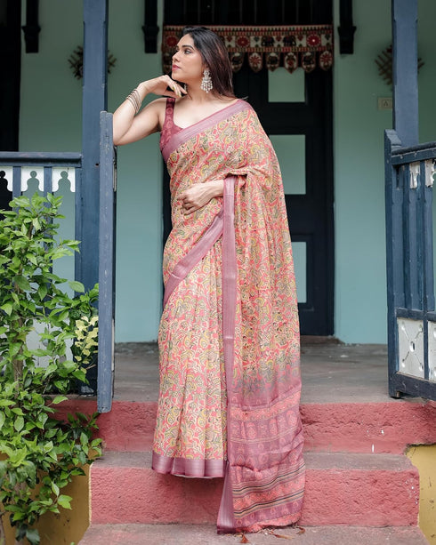 Vasthrlay Tasselled Elephant Saree