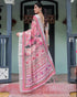Vasthrlay Floral Printed Tassels Saree