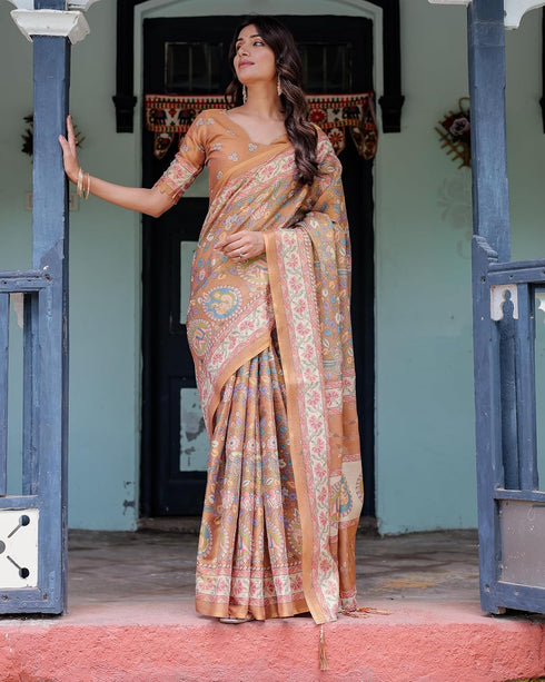 Vasthrlay Handloom Printed Saree