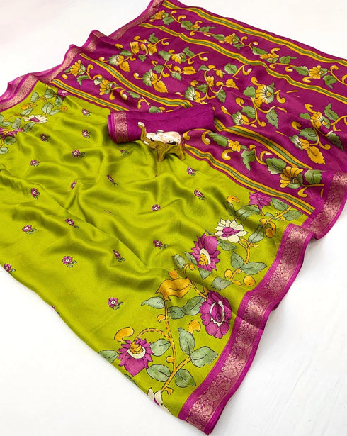 Vasthrlay Bandhani Kanjivaram Weaving