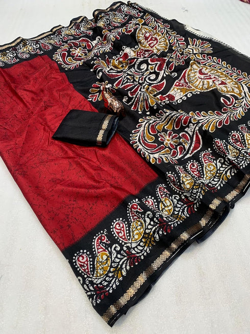 Vasthrlay Silk Saree Unstitched