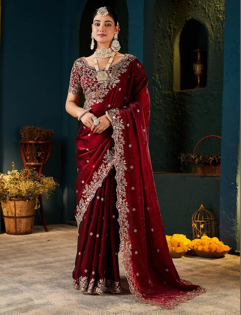 Vasthrlay Embroidered Traditional Embellished Applique Bollywood