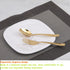 ROSTON Cutlery Set | Stainless Steel Gold Premium Spoon Set Luxury Dinning Tabelware