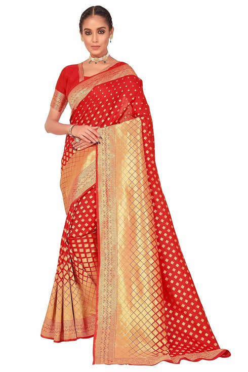 Vasthrlay Banarasi Rama Ethnic Wear