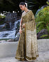 Vasthrlay Bandhani Printed Unstitched Wine Saree