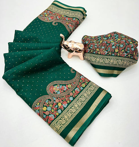 Vasthrlay Kashmiri Print Saree