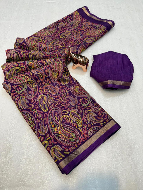Vasthrlay Saree Digital Print