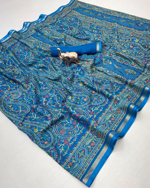 Vasthrlay Tussar Saree Floral