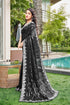 Vasthrlay Georgette Sequence White Ethnic Wear