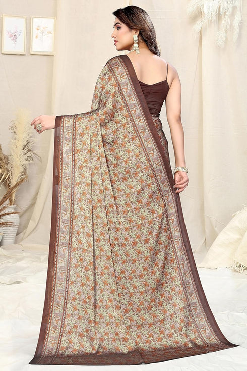 Vasthrlay Fashion Chiffon Printed Ethnic Wear