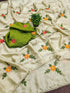 Vasthrlay Vichitra Embroidery Brown Black