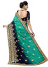 Vasthrlay Embroidey Blouse Blue Ethnic Wear