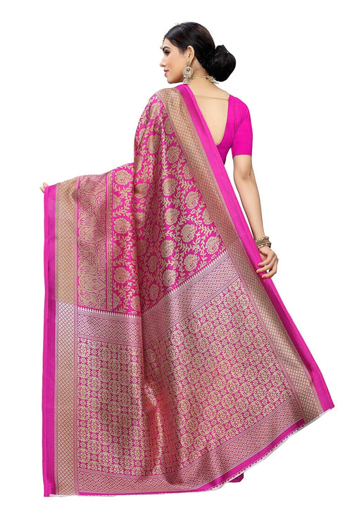 Vasthrlay Venkatagiri Blouse Piece Sdpl Metro Red Free Ethnic Wear