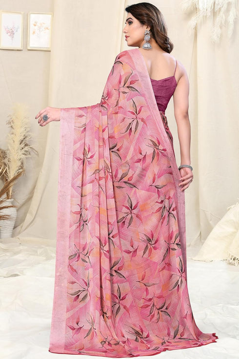 Vasthrlay Fashion Chiffon Printed Ethnic Wear
