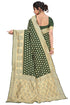 Vasthrlay Banarasi Magenta Ethnic Wear