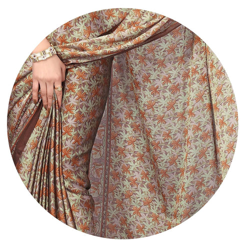 Vasthrlay Fashion Chiffon Printed Ethnic Wear