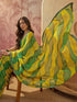 Vasthrlay Chiffon Bandhani Unstitched Purple Saree