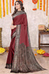 Vasthrlay Fashion Chiffon Abstrect Printed Ethnic Wear