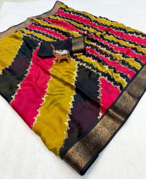 Vasthrlay Tussar Silk Saree