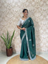 Vasthrlay Georgette Embellishments Embroidered Traditional