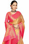 Vsathrlay Gold Kanjivaram Banarasi Festival Ethnic Wear