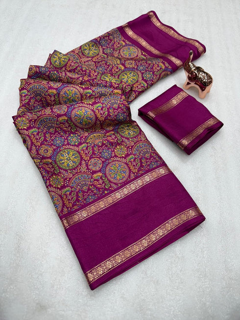 Vasthrlay Kalamkari Floral Prints