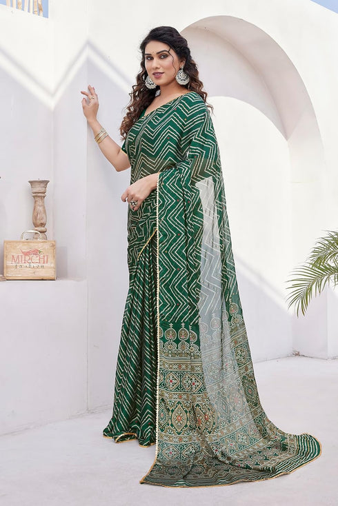 Vasthrlay Fashion Georgette Sequins Navy Ethnic Wear