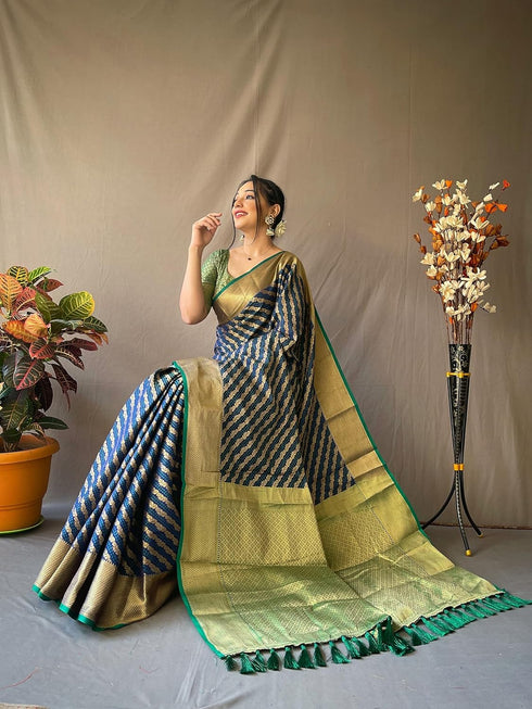 Vasthrlay Leriya Patola Banarasi Ethnic Wear