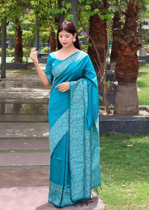 Vasthrlay Tussar Handloom Saree