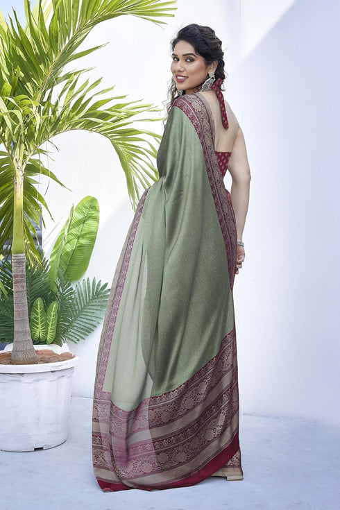 Vasthrlay Fashion Chiffon Printed Ethnic Wear