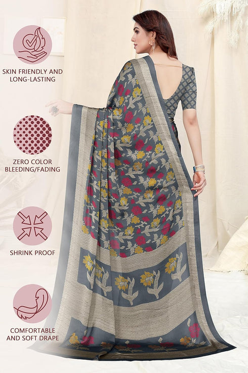 Vasthrlay Fashion Chiffon Printed Ethnic Wear