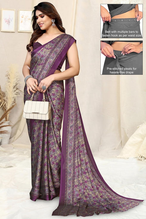 Vasthrlay Fashion Chiffon Printed Ethnic Wear