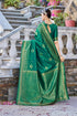 Vasthrlay Banarasi Maroon Ethnic Wear