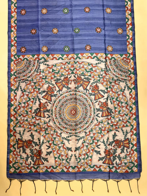 Vasthrlay Kalamkari Beautiful Darkgrey