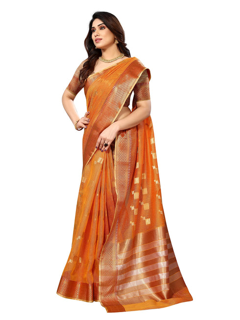 Vasthrlay Jacquard Unstitched Saree