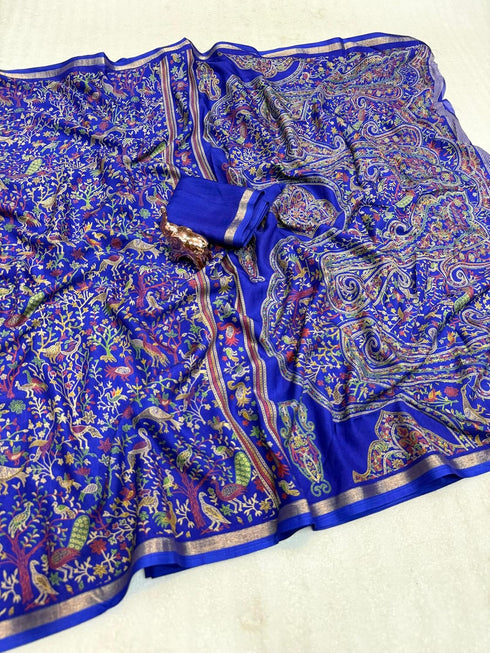 Vasthrlay Tussar Print Saree