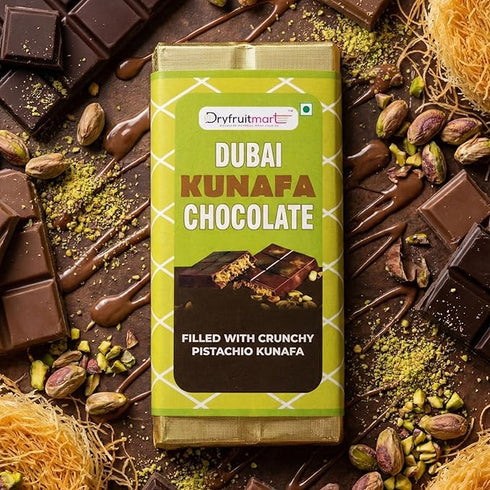 Dryfruit Mart Dubai Kunafa Chocolate Bar