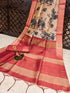 Vasthrlay Tussar Saree Designer Weaving Contrast