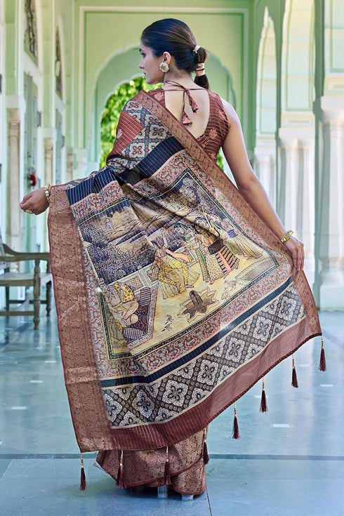 Vasthrlay Fashion Bandhani Printed Ethnic Wear