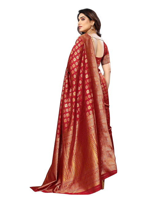 Vasthrlay Kanjivaram Banarasi Paithani Unstitched Ethnic Wear