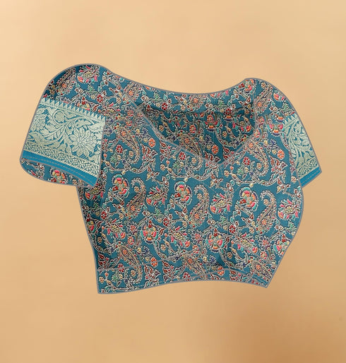 Vasthrlay Kanjivaram Traditional Unstitched Saree