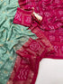 Vasthrlay Georgette Beautiful Aquablue