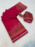 Vasthrlay Kalamkari Printed Saree