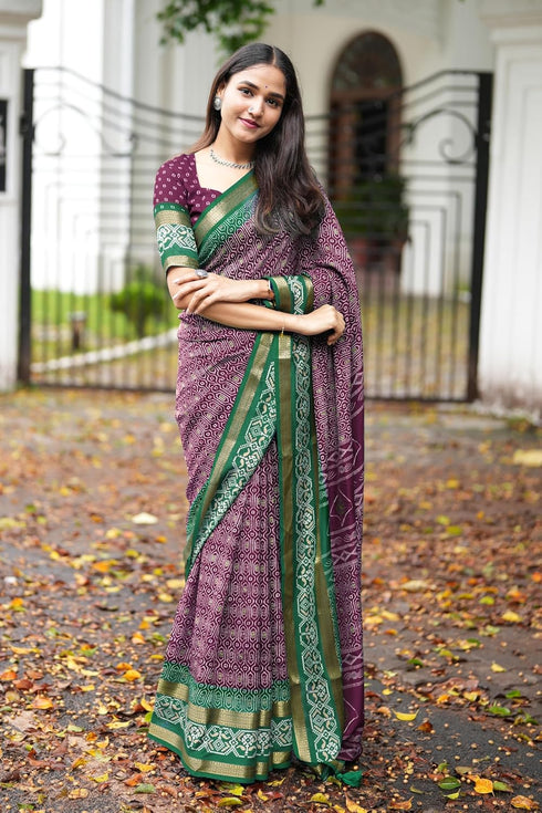 Vasthrlay Fashion Bandhani Printed Ethnic Wear