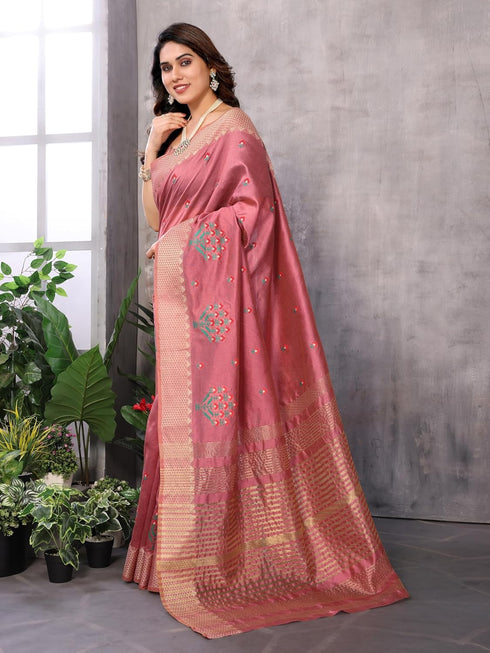 VasthrlayBoarder Embroidered Unstitched Gold Free Ethnic Wear