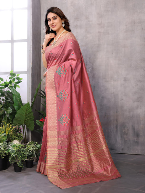 Vasthrlay Embroidery Unstitched Saree